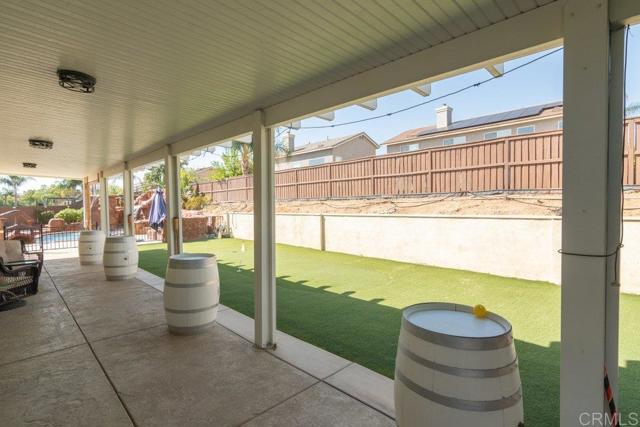 Back patio