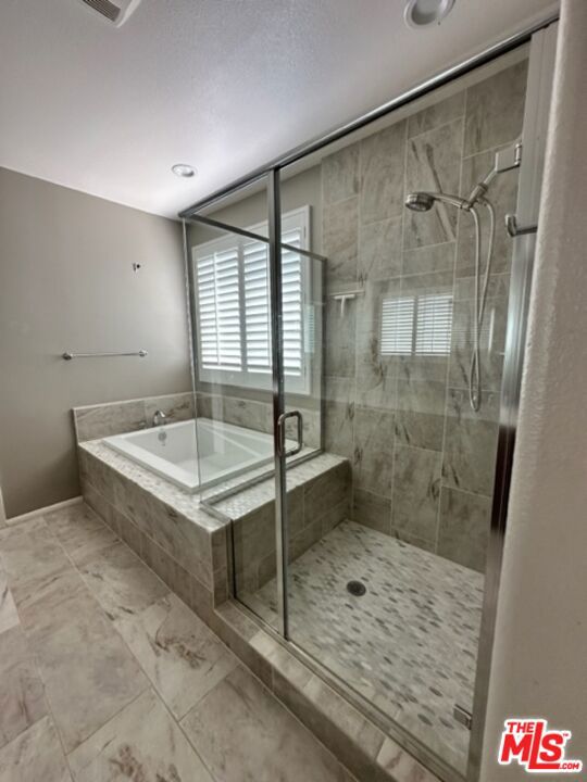 Master shower