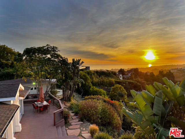 1423 Chautauqua Boulevard Pacific Palisades, California Welcome to your private ocean view oasis. Position your dream home up a private drive overlooking beautiful ocean and mountain views. This property allows for the opportunity to build on a 16,441 square foot lot with almost 8,000 sqft flat in the most sought after community in Los Angeles. A mile away from Caruso's Palisades Village and a straight shot to the beach along Chautauqua Blvd! Whether seeking to add on to the existing structure or start from scratch, there is no better property that fuses the potential to establish roots in an iconic neighborhood and build your next Trophy Estate. 1423 Chautauqua Blvd combines true value with limitless possibilities in creating your future vision. Currently there is a main house which has 3 beds, 2 baths, a detached guest house with 1 bed, 1 bath and a detached 2 car garage. Interior showing only with a valid submitted offer as per sellers request.