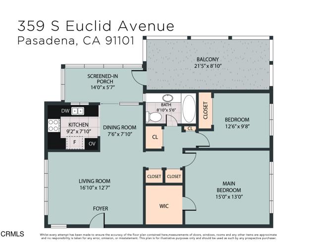 Detail Gallery Image 21 of 21 For 359 S Euclid Ave, Pasadena,  CA 91101 - 2 Beds | 1 Baths