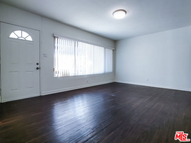 Living room picture window