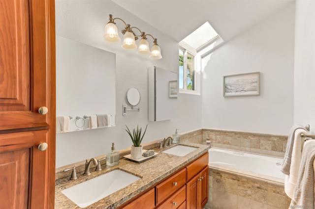 Double vanity for each individual and extra storage