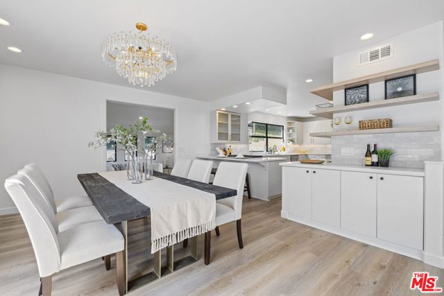 Formal dining, custom wall uni