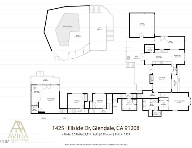Detail Gallery Image 67 of 68 For 1425 Hillside Dr, Glendale,  CA 91208 - 4 Beds | 2/1 Baths