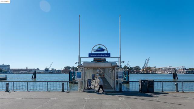 Dock with a water view
