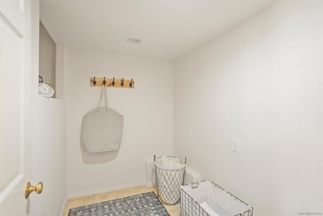 Bonus room off the powder room