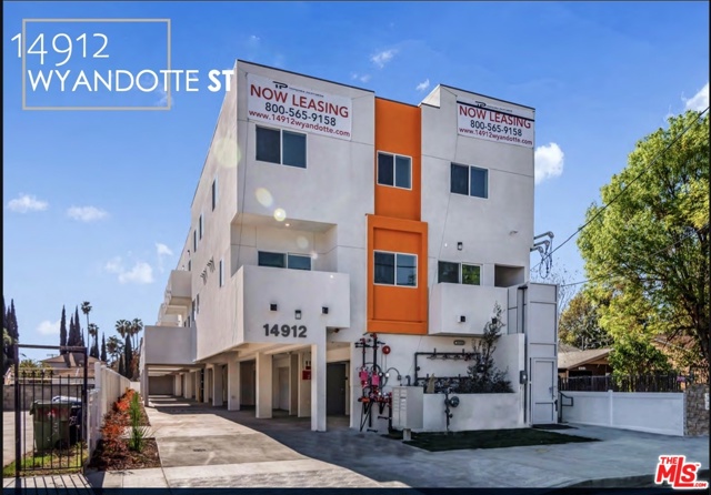 14912 Wyandotte Street Van Nuys, California We are proud to present 14912 Wyandotte Street located in Van Nuys, California. The property is a just weeks away from receiving Certificate of Occupancy and can be delivered pre CofO if Buyer wants to take advantage of the opportunity zone tax benefits. This 10-unit, brand new luxury apartment is built by experienced developers with superior construction quality, and features many high-end amenities and spacious townhome style units. Each unit is a 3-Bed / 2.5-Bath of at least 1,200 square feet, with walk in closets and private patios. The chefs style kitchens have Kenmore dishwashers, Kenmore Range, stainless steel Kenmore Refrigerators, stone countertops, spacious pantries, and each unit comes with a Kenmore washer and dryer. Tenants benefit from enclosed parking, controlled gated entry, and 24 hour camera monitoring. Tenants can also enjoy the spacious recreation room with large screen television and wet bar, and watch the sunset over the valley from the common roof top area.