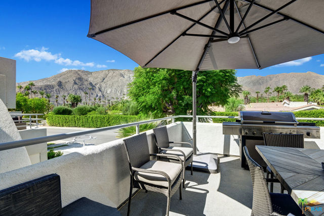 1530 N Kaweah Road Palm Springs, California Turn-key FURNISHED fully RENOVATED modern central Palm Springs condo features two primary suites with walk-in closets. This split- level entry condo allows for an upstairs living, dining and kitchen area with a balcony off the living built and furnished for entertaining with breathtaking mountain views. The kitchen includes a walk-in pantry, quartz countertops, stainless steel appliances and an ice maker. The main floor also includes a powder room. Downstairs you will find Dual Primary Suites complete with walk-in closets and dual sink bathrooms. The laundry closet is thoughtfully located between the bedrooms in the spacious hallway. A second patio space downstairs to the backside allows for a more private outdoor experience that is walled and gated. Off the back patio and down a secluded walkway you will find the newly renovated community pool and spa. This entertainers delight is located within walking distance to restaurants, hotels and shopping of the Uptown Design District and a short bike ride to downtown! Furnishings included per seller inventory. No short-term rentals allowed.