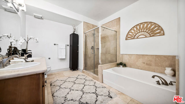 Primary Bathroom with Shower & Soaking Tub