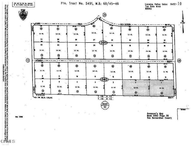 Detail Gallery Image 2 of 3 For 0 Stellar Rd, Lucerne Valley,  CA 92356 - – Beds | – Baths