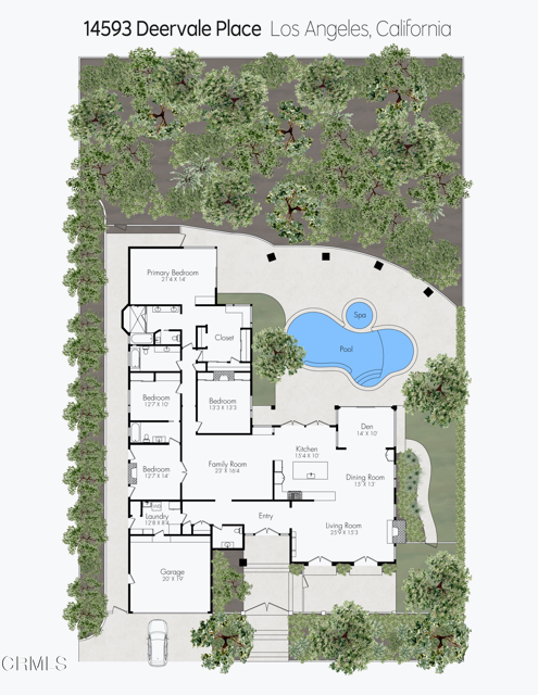 Detail Gallery Image 33 of 33 For 14593 Deervale Pl, Sherman Oaks,  CA 91403 - 4 Beds | 4 Baths