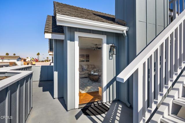 Balcony off of living room