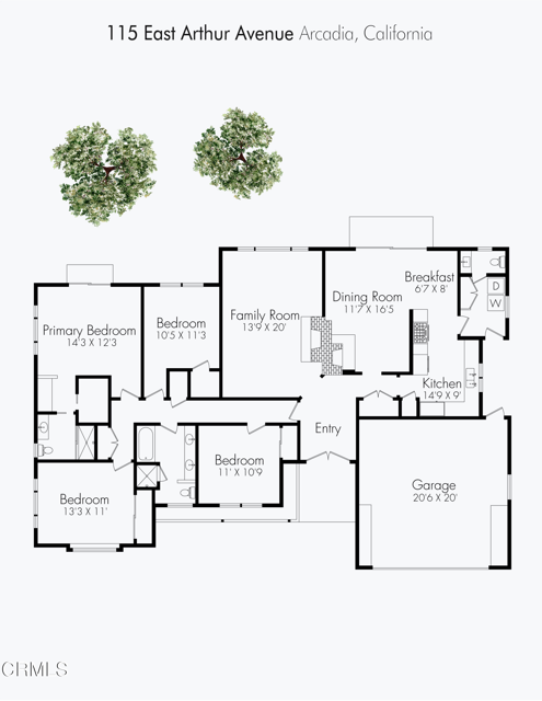 Detail Gallery Image 55 of 55 For 115 E Arthur Ave, Arcadia,  CA 91006 - 4 Beds | 2/1 Baths