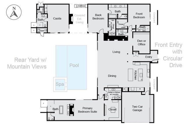 Floor plan - artist's rendering