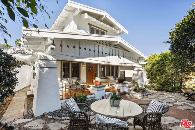711 Nowita Place Venice, California First time on the market in over 20 years. This is your chance to own a 2-story Craftsman in the famous Venice Historic "Walk Streets". Gated and private, enjoy entertaining family or friends in the front yard area or on the large front patio deck. There is also a large backyard deck off the kitchen and a detached one car garage that can be used for off street parking or as an additional work/play area. Interior features include hardwood and slate flooring, a large fireplace, one bedroom and bathroom downstairs along with a washer and dryer. Upstairs features a large bedroom and bathroom with tree top views! Do not miss this opportunity to have your own jewel box that is located just blocks from the shops and restaurants on Abbot Kinney and the beach!
