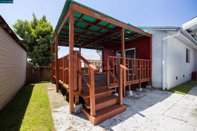 Back Patio and Backyard