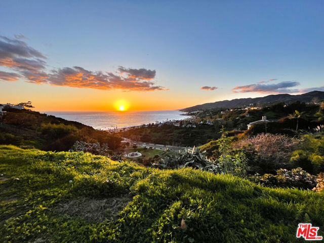 The iconic view that defines Pacific Palisades is available after 47 years. Featuring over 231' of frontage of the most breathtaking ocean, canyon, mountain, and sunset bluff views, this lot is truly one of the most extraordinary pieces of land to exist in Los Angeles. Located in the highly prestigious Via Bluffs just moments away from Palisades Village, this lot truly exemplifies the Palisades' motto: "Where the Mountains Meet the Sea". This hillside vacant lot is one of the last of its kind, and one of the largest single parcels in the Via Bluffs neighborhood featuring jaw-dropping sunset views. This exclusive opportunity enables the future buyer to enjoy an idyllic location overlooking explosive panoramic views and the convenient proximity to the best of Pacific Palisades and the beach. For those looking to create something extraordinary, this is one of the few lots in all of Coastal California of its kind, possibility, and grandeur.