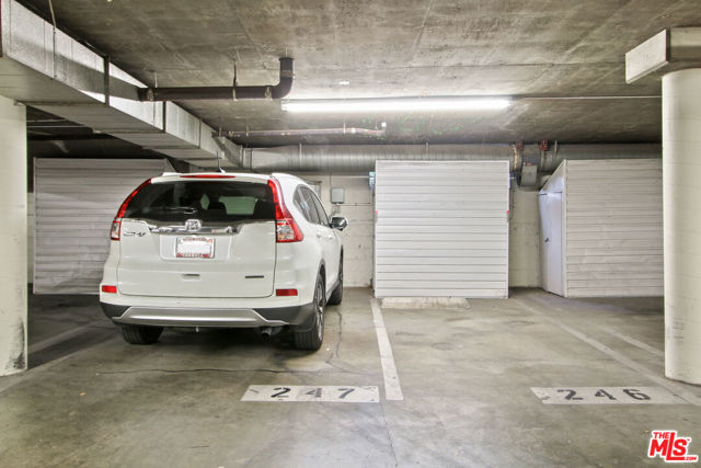 Side by side parking near elevator