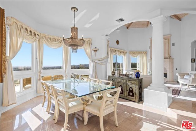 Formal Dining Room with Panoramic View