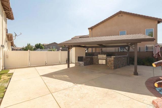 RV gate RV parking and BBQ ramada