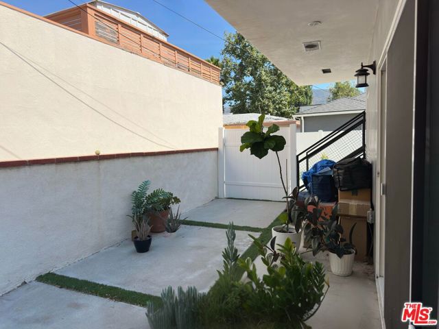 Actual patio photo