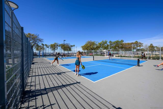 Waterfront Park Pickle Ball court.