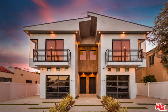 1637 S Sherbourne Drive Los Angeles, California BEAUTIFUL brand new construction duplex / town homes in a central locale! This ONE OF A KIND STUNNER will not last long!! Only steps from the Pico-Robertson hub, Beverlywood, Beverly Hills, and Century City, and close to some of the finest shopping, restaurants, and places of worship. Each unit consists of around 3,300 square feet per unit, with 5 bedrooms and 4.5 bathrooms. An entertainers delight, the rooftop deck features two separate entertaining spaces, with outdoor kitchen and TV hookups. The first floor features a gorgeous powder room, one-car garage access, a CUSTOM CHEFS KITCHEN featuring two sinks, HIGH QUALITY appliances, quartz counters, large center island, abundant cabinetry, and BEAUTIFUL Fleetwood sliding doors that lead to a cozy backyard. Natural light is abundant throughout making each unit feel EXTREMELY SPACIOUS home-like. Each bedroom has its own AC control, en-suite bathrooms, and HIGH QUALITY custom closets and woodwork. HIGH-END craftsmanship and finishes with great attention to all details. Property has a video surveillance system as well as a smart home system. GREAT INVESTMENT or OWNER-USER opportunity, live in one and rent the other to cover your monthly expenses. The opportunity to own this beautiful unique duplex is NOW!
