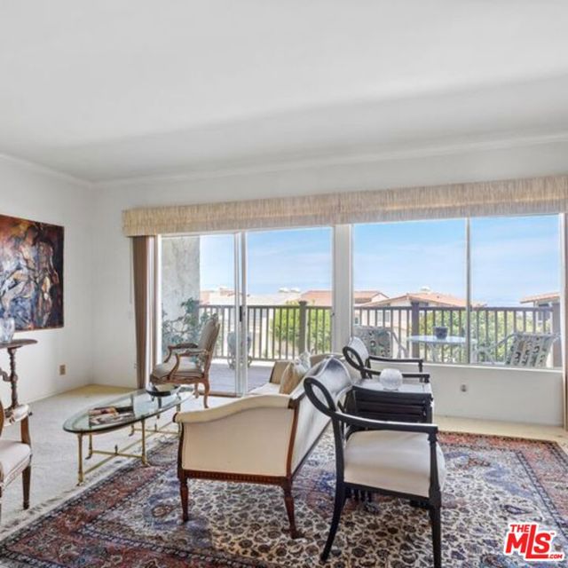 Living room with expansive views