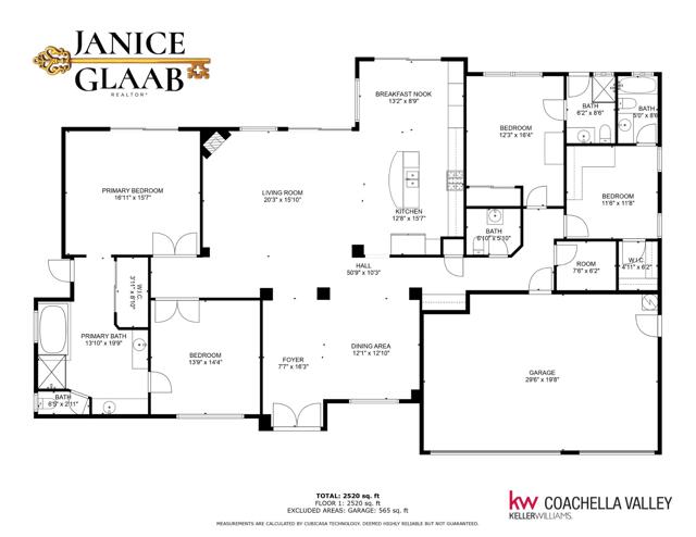 2D Floor Plan for 75980 Nelson Lane