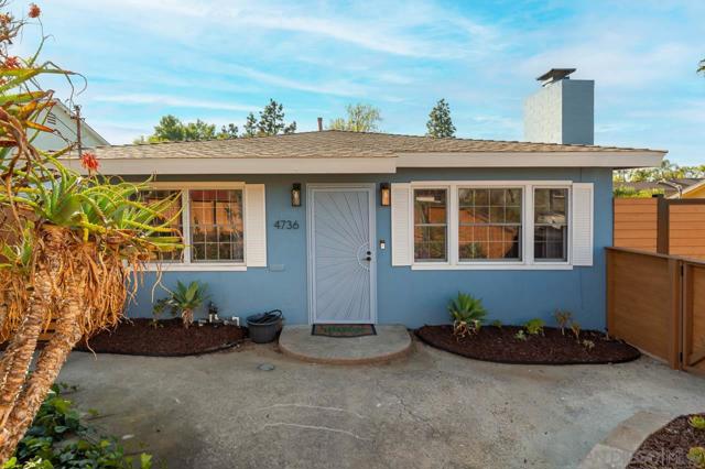 4736 Parks Avenue, La Mesa, California 91942, 3 Bedrooms Bedrooms, ,1 BathroomBathrooms,Single Family Residence,For Sale,Parks Avenue,250020020SD