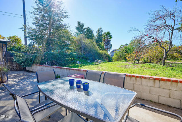 Rear house- patio