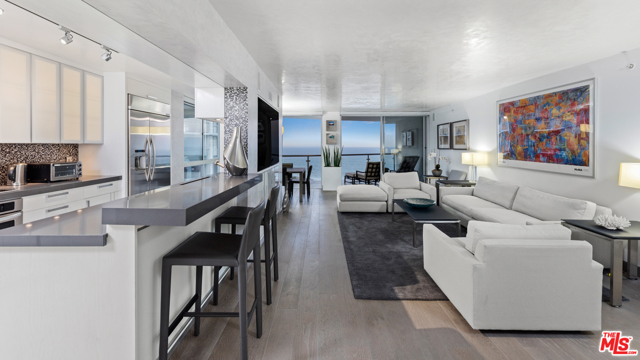 201 Ocean Avenue 1604P Santa Monica, California Completely reimagined 3 bed/2.5 bath unit with panoramic and unobstructed views from the ocean to downtown LA. Top of the line designer kitchen w/ Miele appliances, built in cappuccino machine, white Carrera Italian fine slabs, remote control Lutron lighting system, LED w/ surround sound, RGB mood lighting, electronic shades, Venetian plaster ceiling and walls. Ocean Towers has 5-star amenities including Valet Parking, 24-hour security, Concierge service, Pool, Gym and Spa. Walking distance to the beach, world class shopping and restaurants.