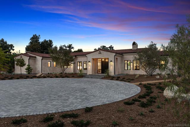 Generous motor court off gated entrance.