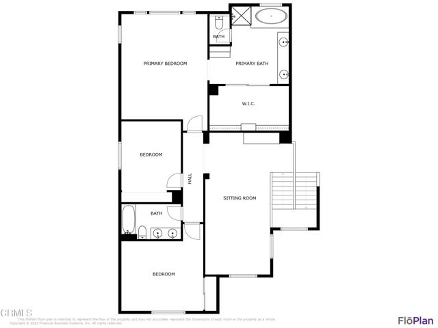 Upstairs floor plan