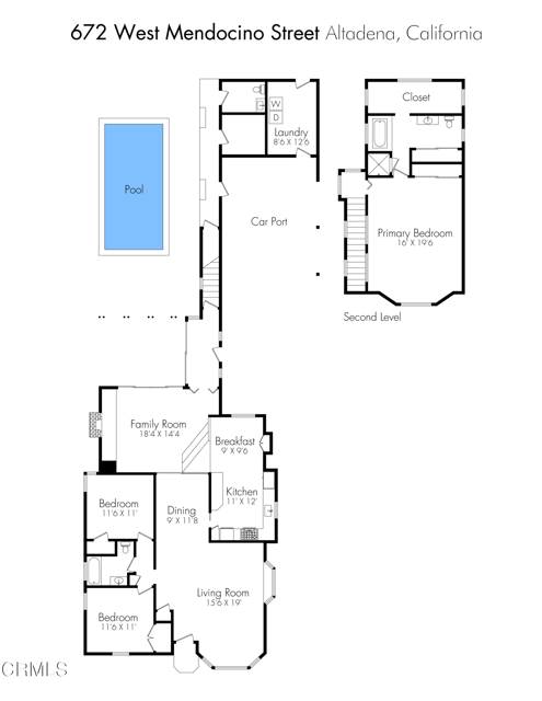 Detail Gallery Image 37 of 37 For 672 W Mendocino St, Altadena,  CA 91001 - 3 Beds | 2/1 Baths