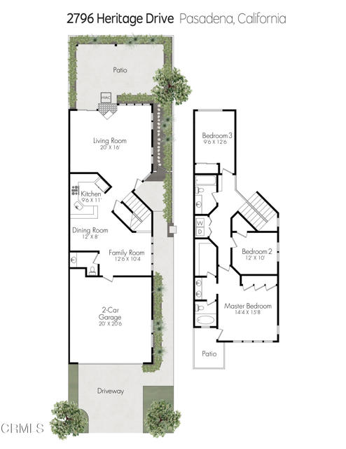 Detail Gallery Image 27 of 27 For 2796 Heritage Dr, Pasadena,  CA 91107 - 3 Beds | 2/1 Baths