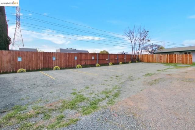 View of uncovered parking lot