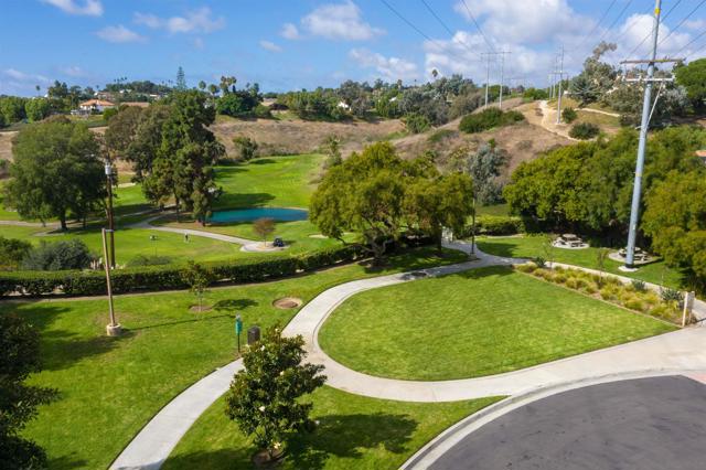 Community park just steps away w/ golf course view