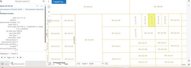 Image 1 of 2 For 0 Parcel # 351 311 32