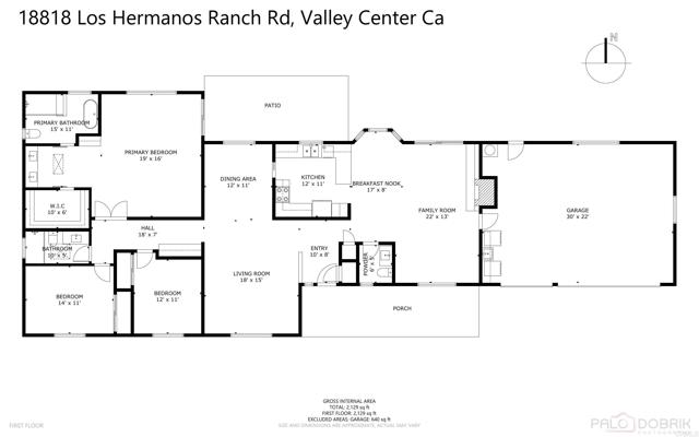 Detail Gallery Image 43 of 43 For 18818 Los Hermanos Ranch Road, Valley Center,  CA 92082 - 3 Beds | 2/1 Baths