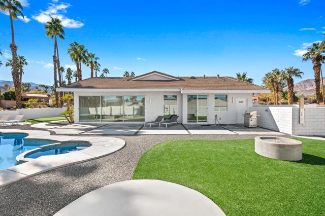 fire pit backyard and slider