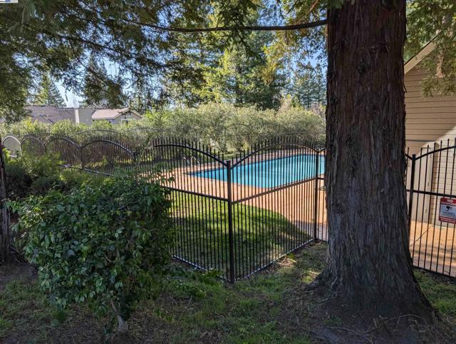 Community Pool with Fences