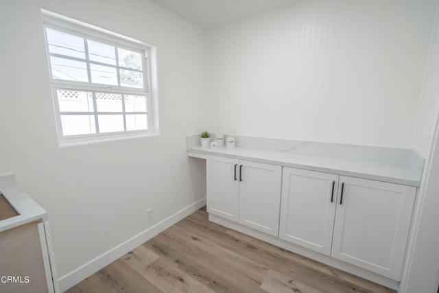 Butlers Pantry with built ins/sink