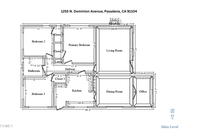 Detail Gallery Image 34 of 34 For 1255 N Dominion Ave, Pasadena,  CA 91104 - 3 Beds | 1 Baths