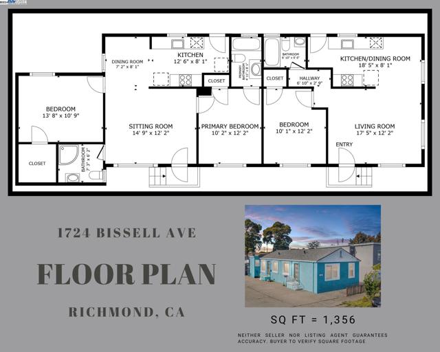 1724 Bissell Ave, Richmond, California 94801, ,Multi-Family,For Sale,Bissell Ave,41057650