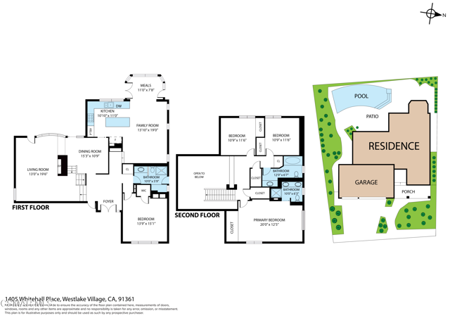 1405 Whitehall Place, Westlake Village, California 91361, 4 Bedrooms Bedrooms, ,3 BathroomsBathrooms,Single Family Residence,For Sale,Whitehall,225000878