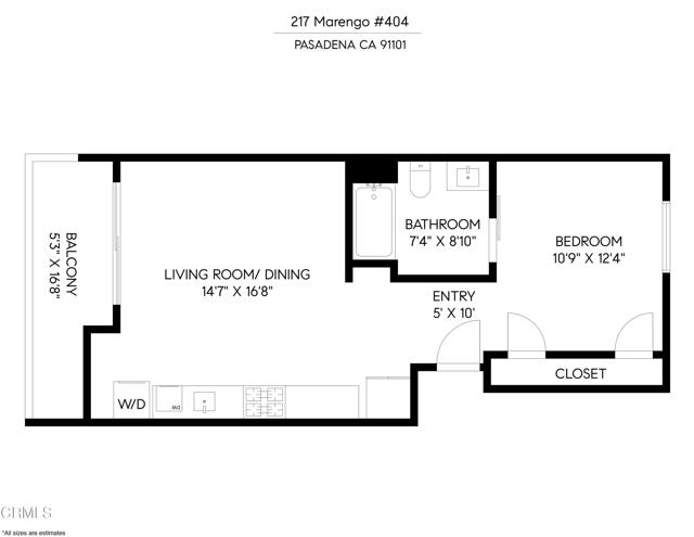 Detail Gallery Image 16 of 16 For 217 S Marengo Ave #404,  Pasadena,  CA 91101 - 1 Beds | 1 Baths