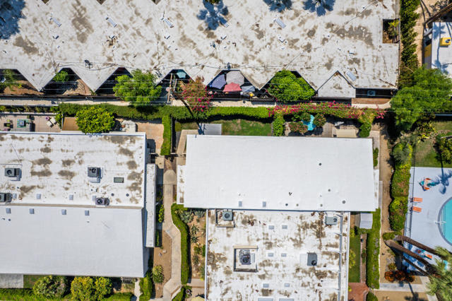 Aerial Shot Of Unit llok For Green Grass