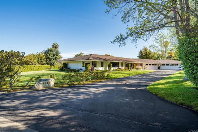 Detail Gallery Image 1 of 1 For 6130 El Romero, Rancho Santa Fe,  CA 92067 - 4 Beds | 3/1 Baths