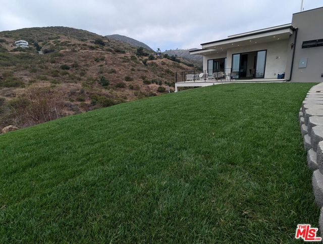 Expansive lawn space